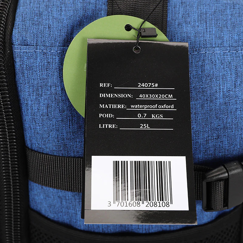 Sac à dos cabine 40x30x20 cm – Format underseat avion